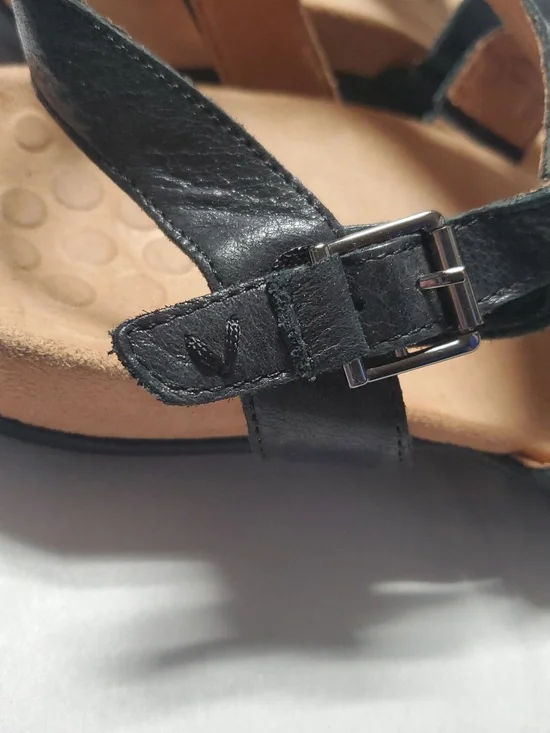 Vionic Lupe Womens Orthotic Sandals Size 9.5 Wide Black Comfort Slingback FlipFl - Picture 10 of 13